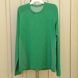 Lululemon Athletic Long Sleeve Green Shirt